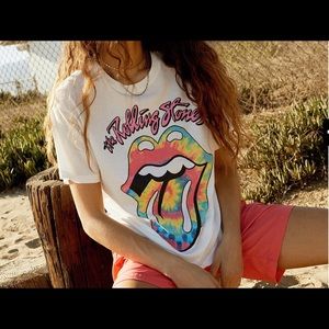 Daydreamer tie dye Rolling Stones t-shirt